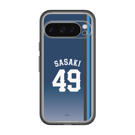 スリムプロテクションプレミアムケース［ 埼玉西武ライオンズ- #49 SASAKI - ビジター ］