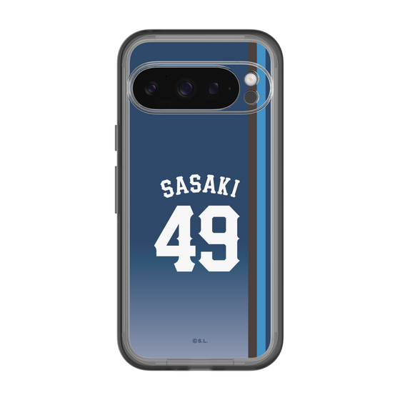 スリムプロテクションプレミアムケース［ 埼玉西武ライオンズ- #49 SASAKI - ビジター ］