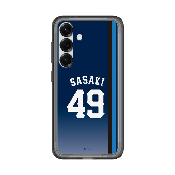 スリムプロテクションプレミアムケース［ 埼玉西武ライオンズ- #49 SASAKI - ビジター ］