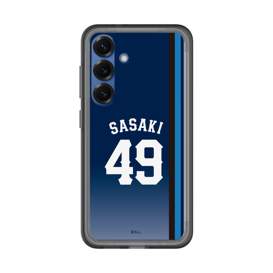 スリムプロテクションプレミアムケース［ 埼玉西武ライオンズ- #49 SASAKI - ビジター ］