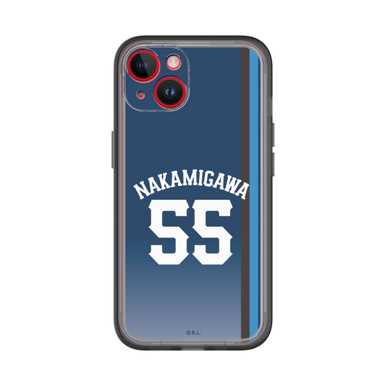 スリムプロテクションプレミアムケース［ 埼玉西武ライオンズ- #55 NAKAMIGAWA - ビジター ］