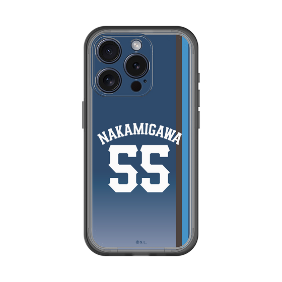 スリムプロテクションプレミアムケース［ 埼玉西武ライオンズ- #55 NAKAMIGAWA - ビジター ］