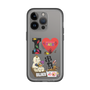 スリムプロテクションプレミアムケース［ クシニョロ - アイラブ串カツ - クリア ］