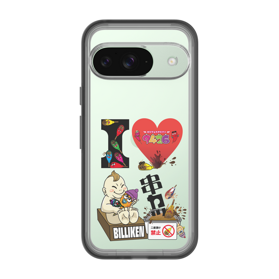 スリムプロテクションプレミアムケース［ クシニョロ - アイラブ串カツ - クリア ］