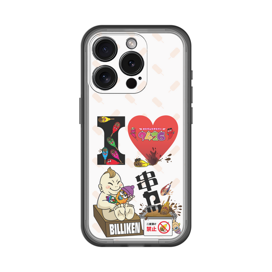 スリムプロテクションプレミアムケース［ クシニョロ - アイラブ串カツ - カラー ］