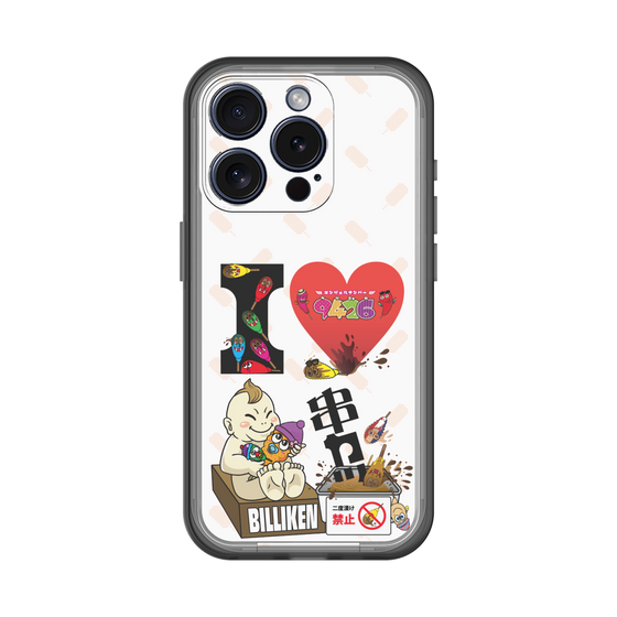 スリムプロテクションプレミアムケース［ クシニョロ - アイラブ串カツ - カラー ］
