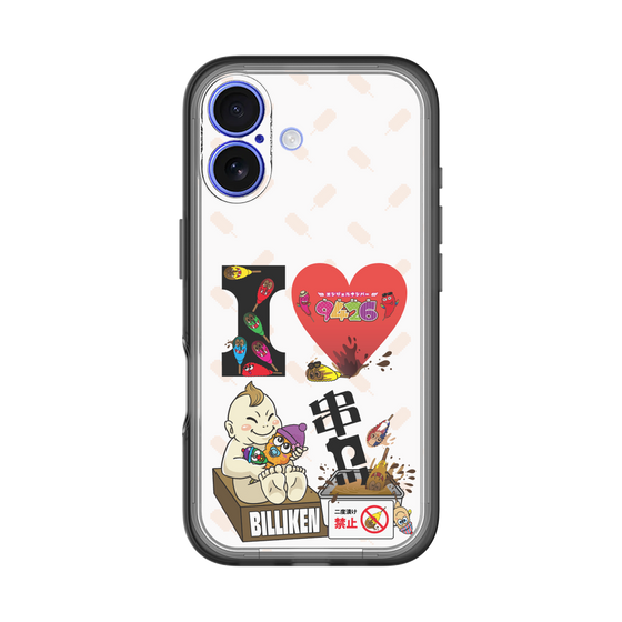 スリムプロテクションプレミアムケース［ クシニョロ - アイラブ串カツ - カラー ］