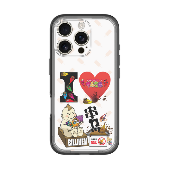 スリムプロテクションプレミアムケース［ クシニョロ - アイラブ串カツ - カラー ］