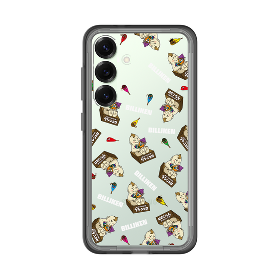 スリムプロテクションプレミアムケース［ クシニョロ - ビリケンとベビニョロ - 総柄 ］