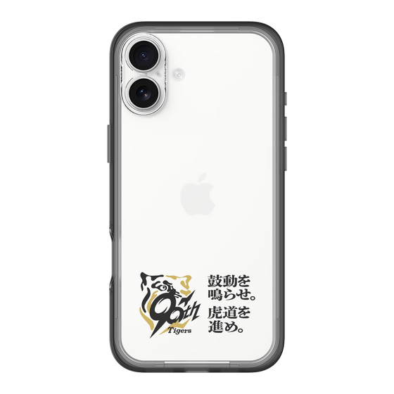 スリムプロテクションプレミアムケース［ 阪神タイガース - 90周年ロゴ - キャッチコピー ］