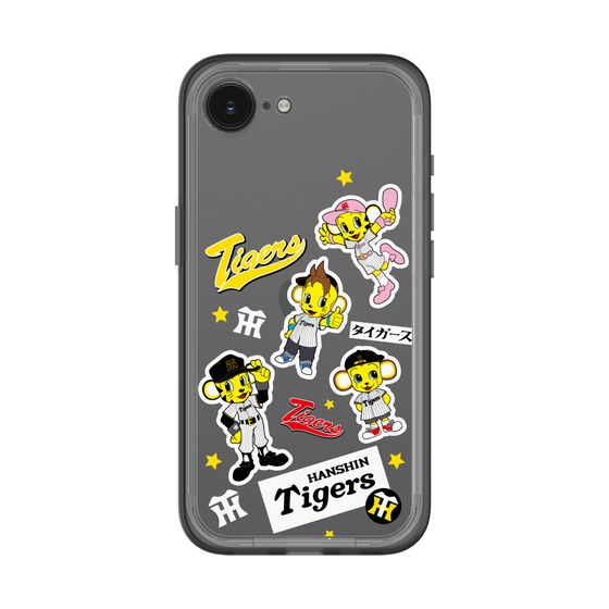 スリムプロテクションプレミアムケース［ 阪神タイガース - ステッカー ］