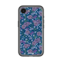 スリムプロテクションプレミアムケース［ 日比谷花壇 - FloralSymphony - ネイビー ］