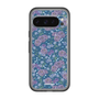 スリムプロテクションプレミアムケース［ 日比谷花壇 - FloralSymphony - ネイビー ］