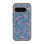 スリムプロテクションプレミアムケース［ 日比谷花壇 - FloralSymphony - ネイビー ］