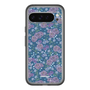 スリムプロテクションプレミアムケース［ 日比谷花壇 - FloralSymphony - ネイビー ］