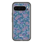 スリムプロテクションプレミアムケース［ 日比谷花壇 - FloralSymphony - ネイビー ］