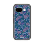 スリムプロテクションプレミアムケース［ 日比谷花壇 - FloralSymphony - ネイビー ］