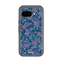 スリムプロテクションプレミアムケース［ 日比谷花壇 - FloralSymphony - ネイビー ］