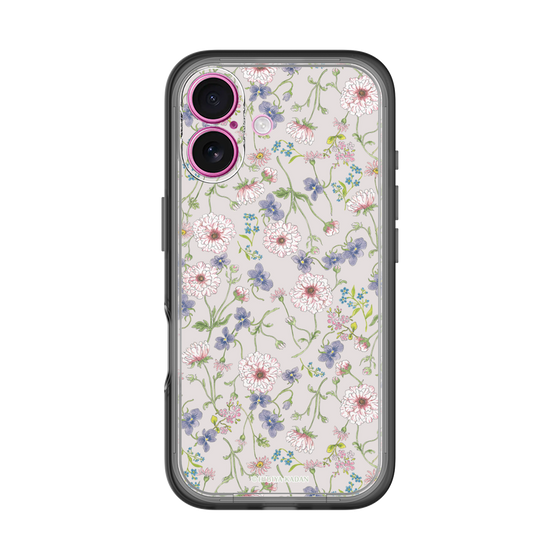 スリムプロテクションプレミアムケース［ 日比谷花壇 - FloralSymphony - ベージュ ］