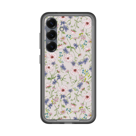 スリムプロテクションプレミアムケース［ 日比谷花壇 - FloralSymphony - ベージュ ］