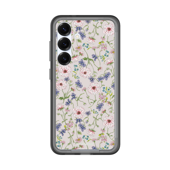 スリムプロテクションプレミアムケース［ 日比谷花壇 - FloralSymphony - ベージュ ］