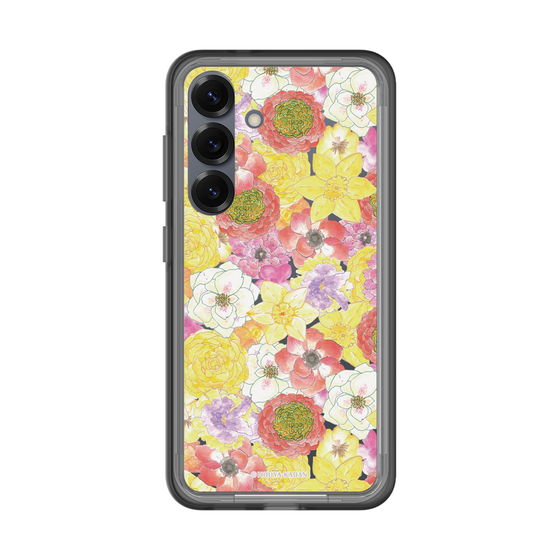 スリムプロテクションプレミアムケース［ 日比谷花壇 - HarmonyinBloom - イエロー ］