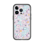 スリムプロテクションプレミアムケース［ 日比谷花壇 - HarmonyinBloom - パープル ］