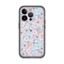 スリムプロテクションプレミアムケース［ 日比谷花壇 - HarmonyinBloom - パープル ］