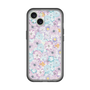 スリムプロテクションプレミアムケース［ 日比谷花壇 - HarmonyinBloom - パープル ］