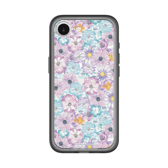 スリムプロテクションプレミアムケース［ 日比谷花壇 - HarmonyinBloom - パープル ］