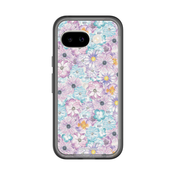 スリムプロテクションプレミアムケース［ 日比谷花壇 - HarmonyinBloom - パープル ］