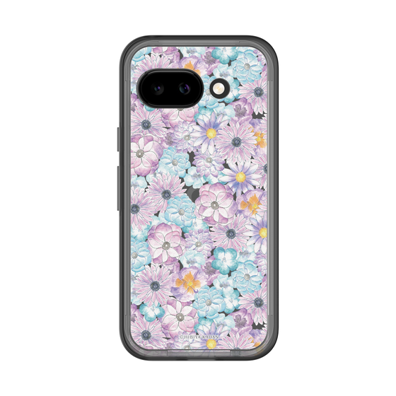 スリムプロテクションプレミアムケース［ 日比谷花壇 - HarmonyinBloom - パープル ］