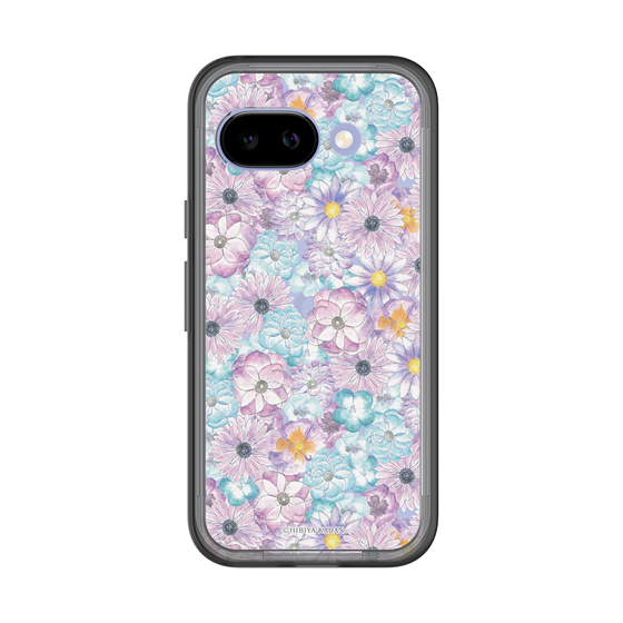 スリムプロテクションプレミアムケース［ 日比谷花壇 - HarmonyinBloom - パープル ］
