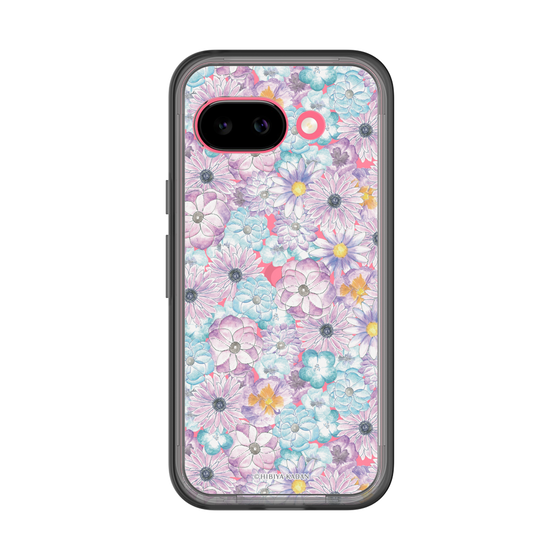 スリムプロテクションプレミアムケース［ 日比谷花壇 - HarmonyinBloom - パープル ］