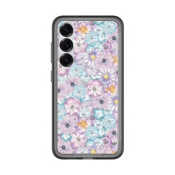 スリムプロテクションプレミアムケース［ 日比谷花壇 - HarmonyinBloom - パープル ］