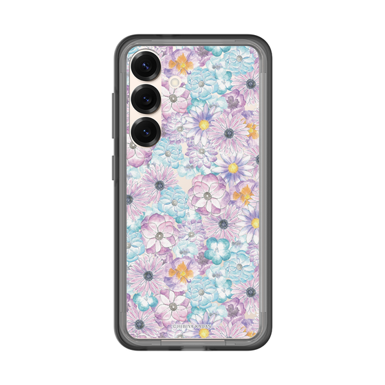 スリムプロテクションプレミアムケース［ 日比谷花壇 - HarmonyinBloom - パープル ］