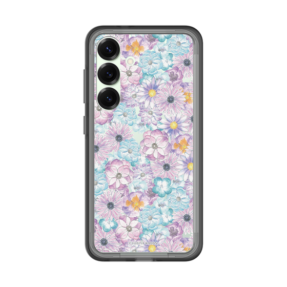 スリムプロテクションプレミアムケース［ 日比谷花壇 - HarmonyinBloom - パープル ］