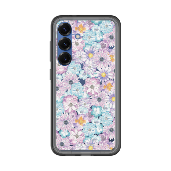 スリムプロテクションプレミアムケース［ 日比谷花壇 - HarmonyinBloom - パープル ］