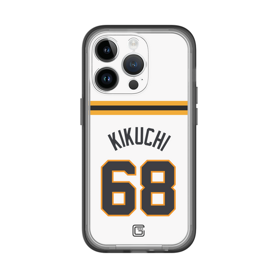 スリムプロテクションプレミアムケース［ 読売ジャイアンツ - #68 KIKUCHI - ホーム ］