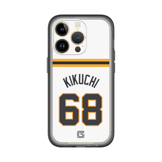 スリムプロテクションプレミアムケース［ 読売ジャイアンツ - #68 KIKUCHI - ホーム ］
