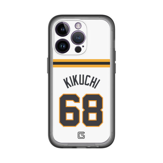 スリムプロテクションプレミアムケース［ 読売ジャイアンツ - #68 KIKUCHI - ホーム ］