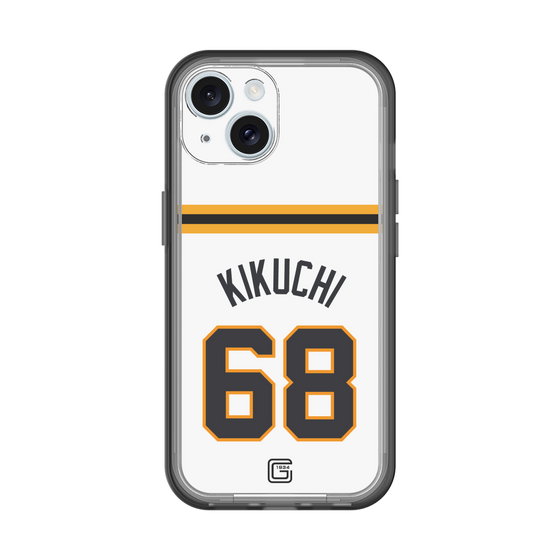 スリムプロテクションプレミアムケース［ 読売ジャイアンツ - #68 KIKUCHI - ホーム ］