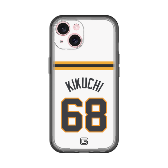 スリムプロテクションプレミアムケース［ 読売ジャイアンツ - #68 KIKUCHI - ホーム ］