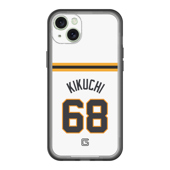スリムプロテクションプレミアムケース［ 読売ジャイアンツ - #68 KIKUCHI - ホーム ］