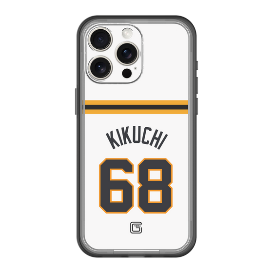 スリムプロテクションプレミアムケース［ 読売ジャイアンツ - #68 KIKUCHI - ホーム ］