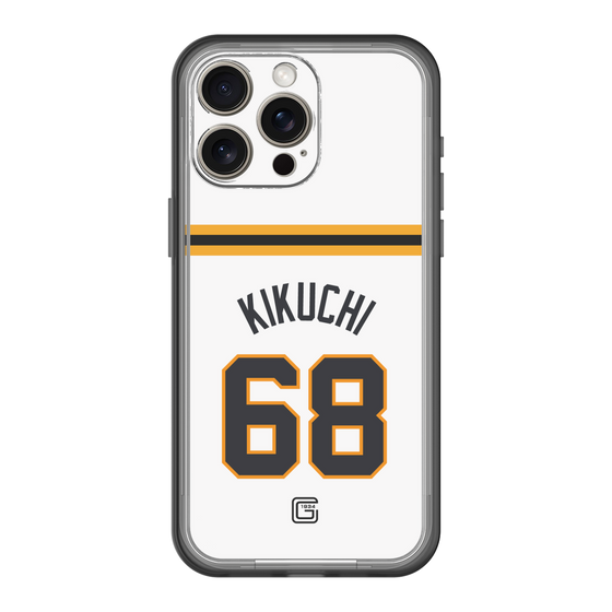 スリムプロテクションプレミアムケース［ 読売ジャイアンツ - #68 KIKUCHI - ホーム ］