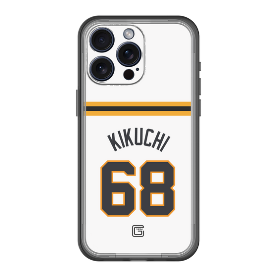 スリムプロテクションプレミアムケース［ 読売ジャイアンツ - #68 KIKUCHI - ホーム ］
