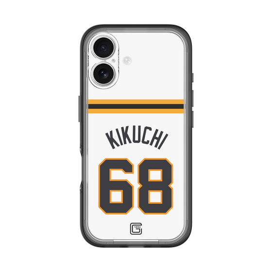 スリムプロテクションプレミアムケース［ 読売ジャイアンツ - #68 KIKUCHI - ホーム ］