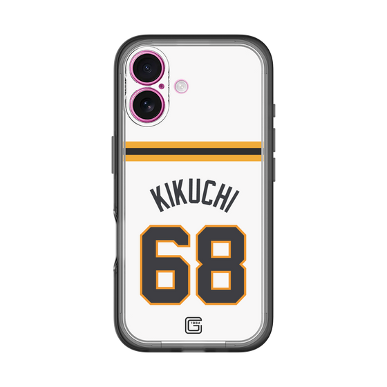 スリムプロテクションプレミアムケース［ 読売ジャイアンツ - #68 KIKUCHI - ホーム ］