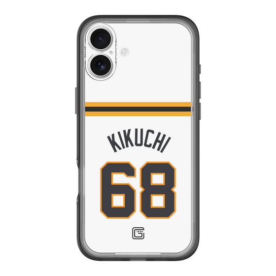スリムプロテクションプレミアムケース［ 読売ジャイアンツ - #68 KIKUCHI - ホーム ］